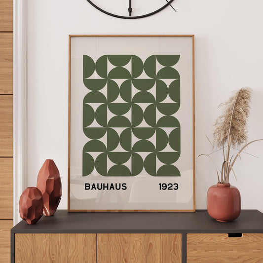 Bauhaus - Exhibition Poster: Retro Poster, Bauhaus Art Print, Minimalist Wall Art, Ultra Contemporary, Home Décor, Gift Idea, A1/A2/A3/A4/A5