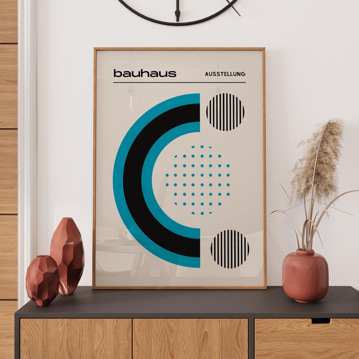 Bauhaus Exhibition Poster - Bauhaus Wall Art, Retro Poster, Minimalist Poster, Retro Print, Home Office Décor, Gift Idea - A1/A2/A3/A4/A5