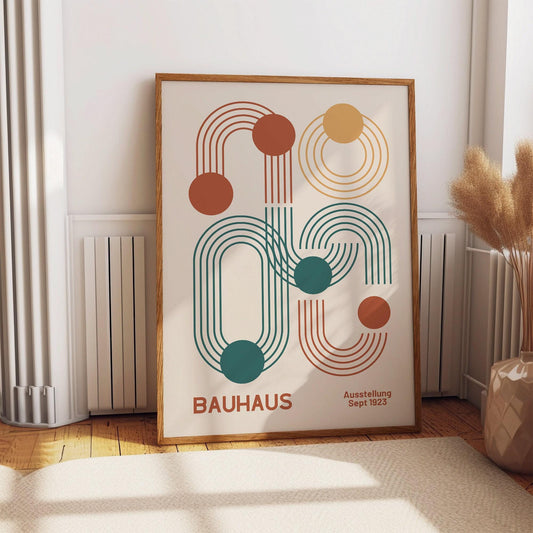 Bauhaus Wall Art: Retro Print, Bauhaus Poster, Minimalist Wall Art, Retro Art, Bedroom Décor, Vintage Home Décor, Art Gift Idea, A2/A3/A4/A5