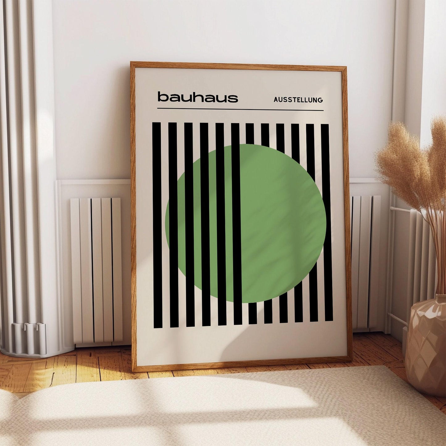 Bauhaus - Exhibition Poster: Retro Poster, Bauhaus Wall Art, Minimalist Poster, Retro Print, Home Office Décor, Gift Idea, A1/A2/A3/A4/A5