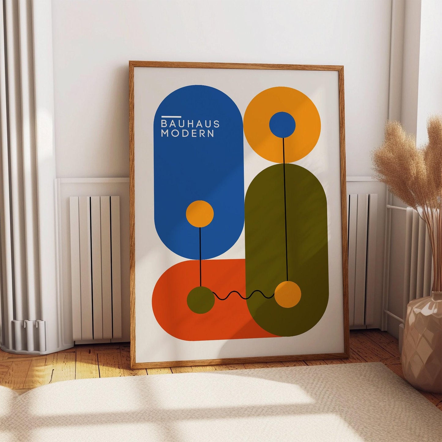 Bauhaus Print: Retro Poster, Bauhaus Poster, Minimalist Retro Wall Art, Ultra Contemporary Bauhaus Décor, Wall Décor, Gift Idea, A2/A3/A4/A5