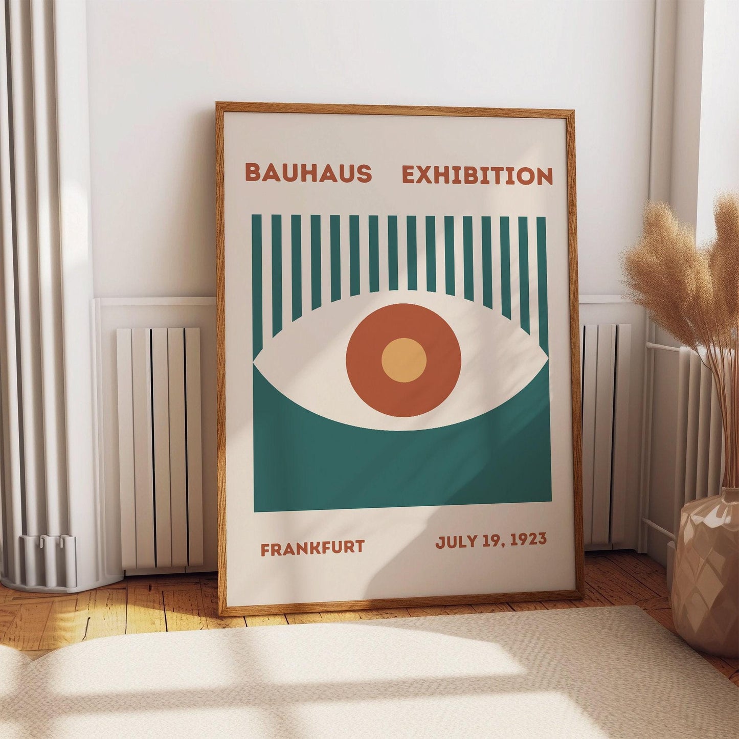 Bauhaus Print: Retro Wall Art, Bauhaus Poster, Minimalist Wall Décor, Retro Art Print, Living Room Décor, Wall Art Gift Idea, A2/A3/A4/A5