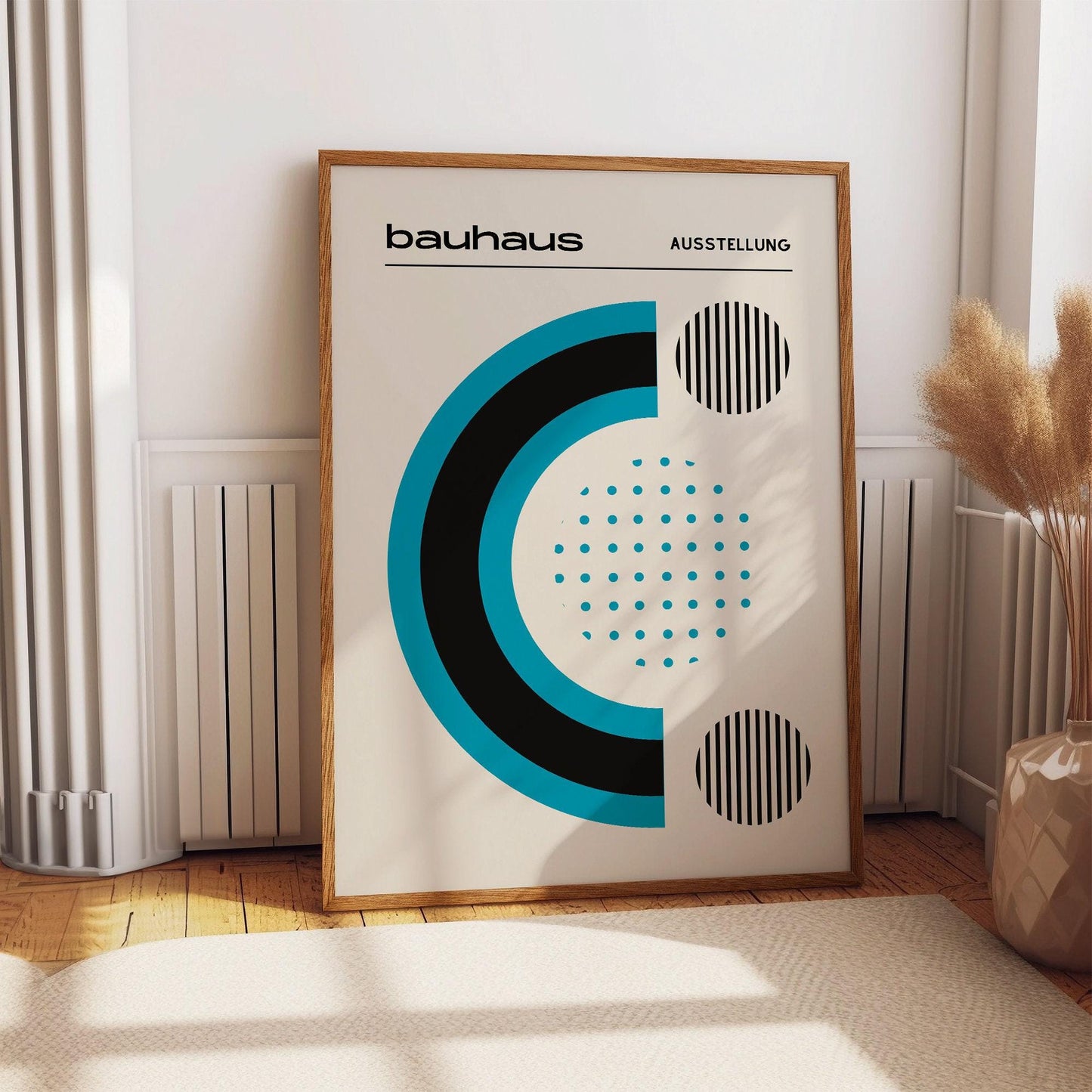 Bauhaus Exhibition Poster - Bauhaus Wall Art, Retro Poster, Minimalist Poster, Retro Print, Home Office Décor, Gift Idea - A1/A2/A3/A4/A5