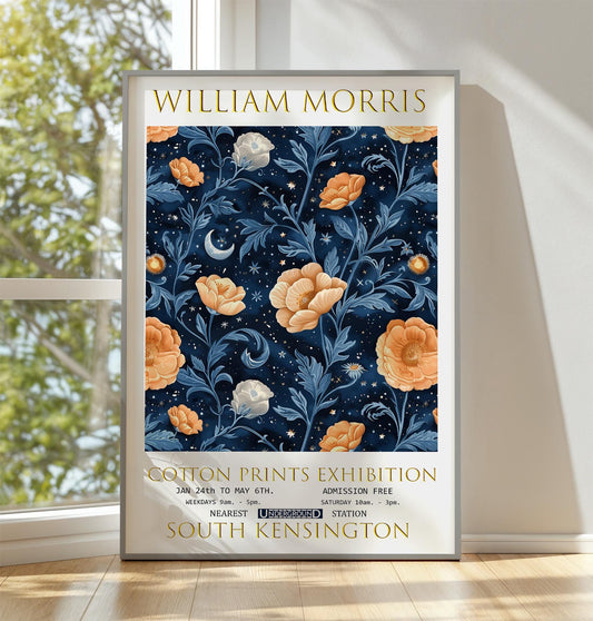 William Morris Print, William Morris Exhibition Poster, William Morris Poster, Vintage Wall Art, Textiles Art, Vintage Poster, Gift For Her