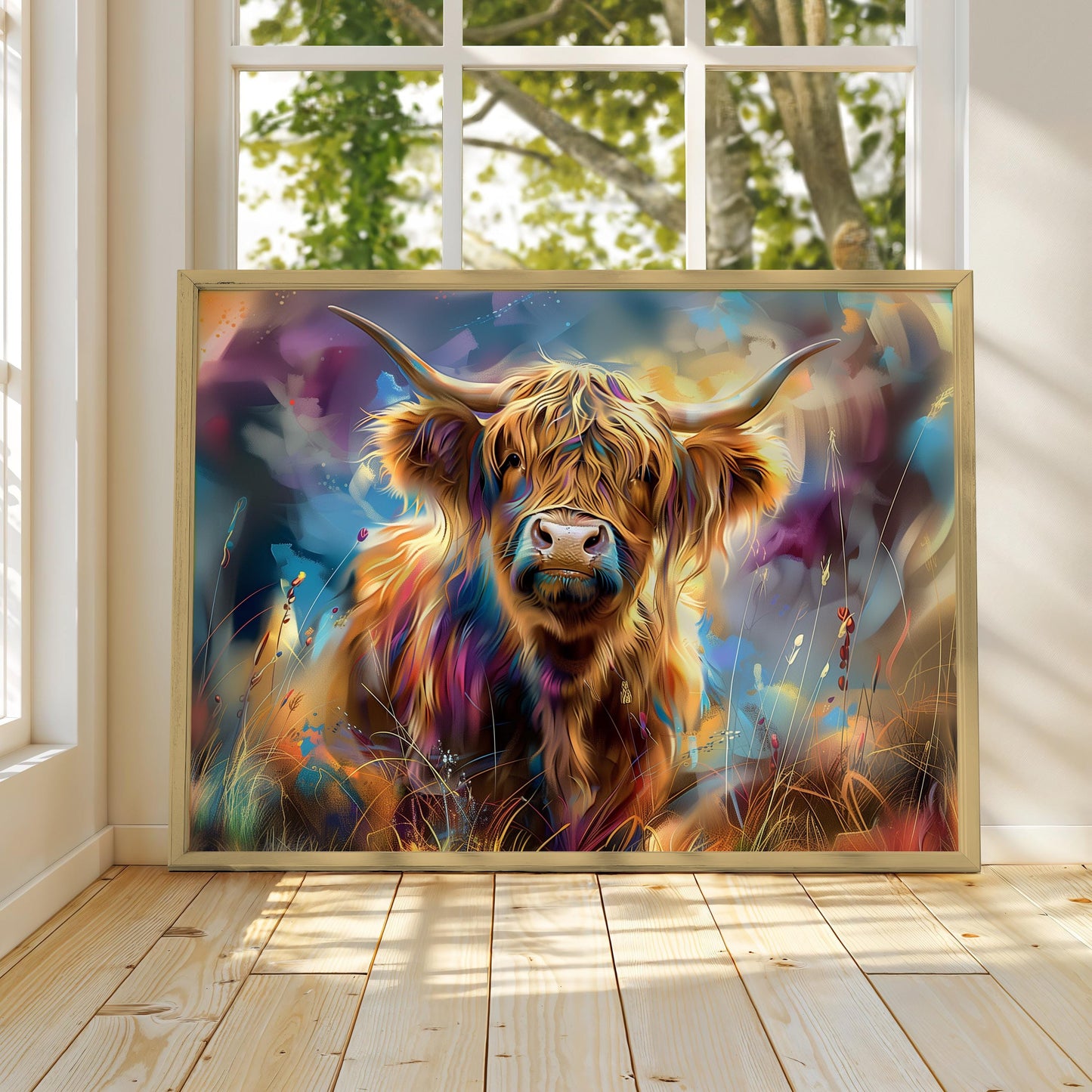 Highland Cow Print, Highland Cow Wall Art, Highland Cattle Prints, Hairy Cow Print, Scottish Cow Print, Highland Cow Gifts, Highland Cow Art