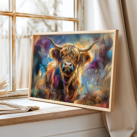 Highland Cow Print, Highland Cow Wall Art, Highland Cattle Prints, Hairy Cow Print, Scottish Cow Print, Highland Cow Gifts, Highland Cow Art